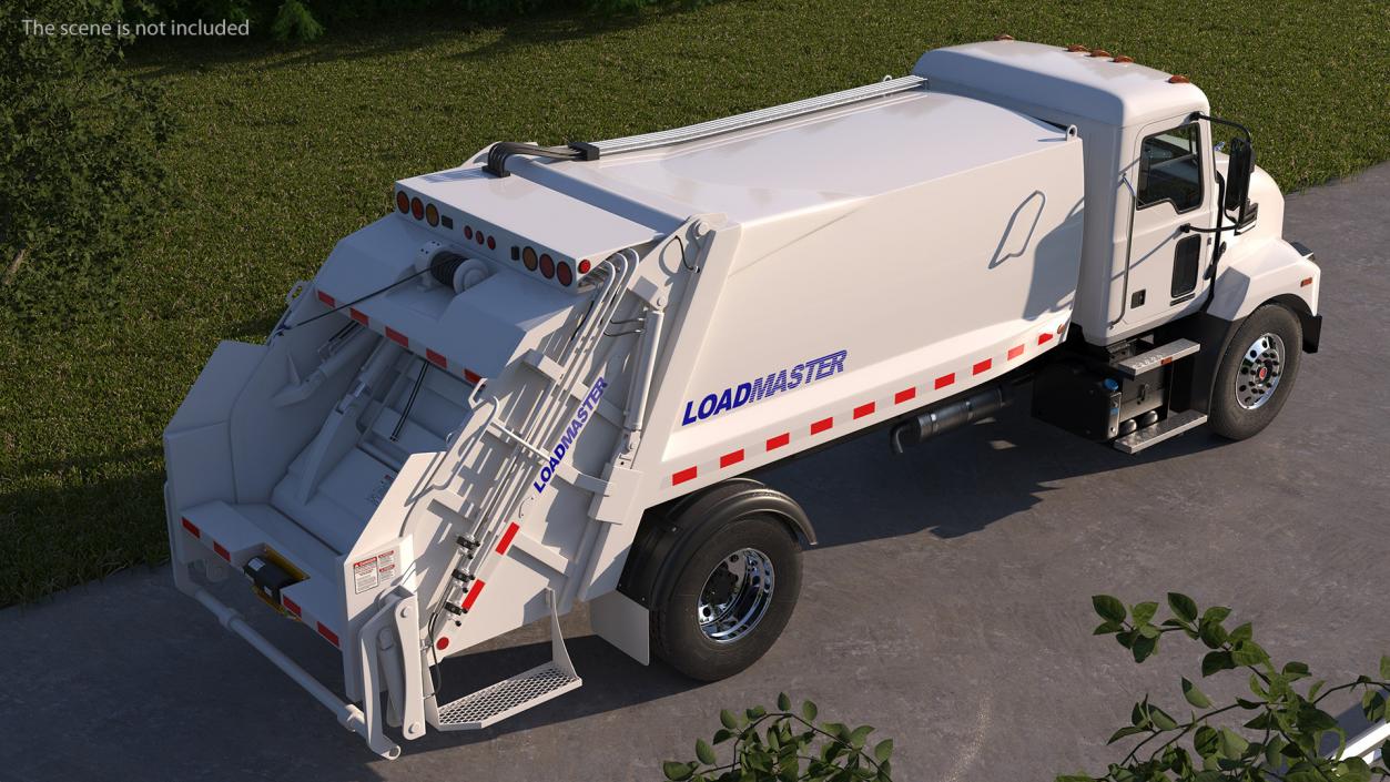 Mack MD6 Medium-Duty Garbage Truck 3D model