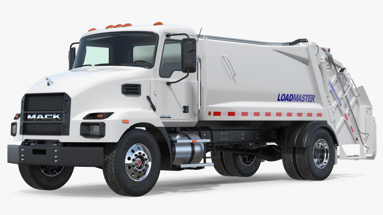 Mack MD6 Medium-Duty Garbage Truck 3D model