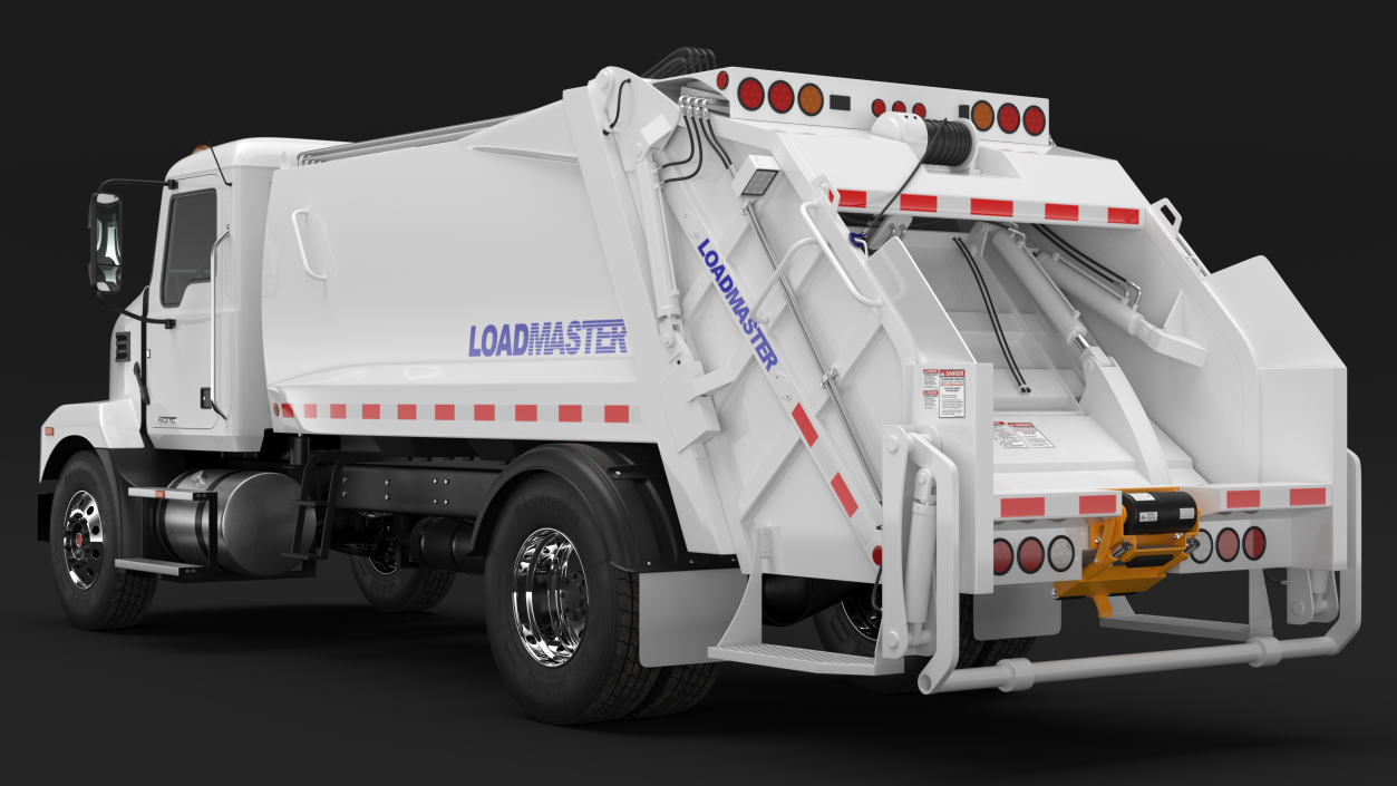 Mack MD6 Medium-Duty Garbage Truck 3D model