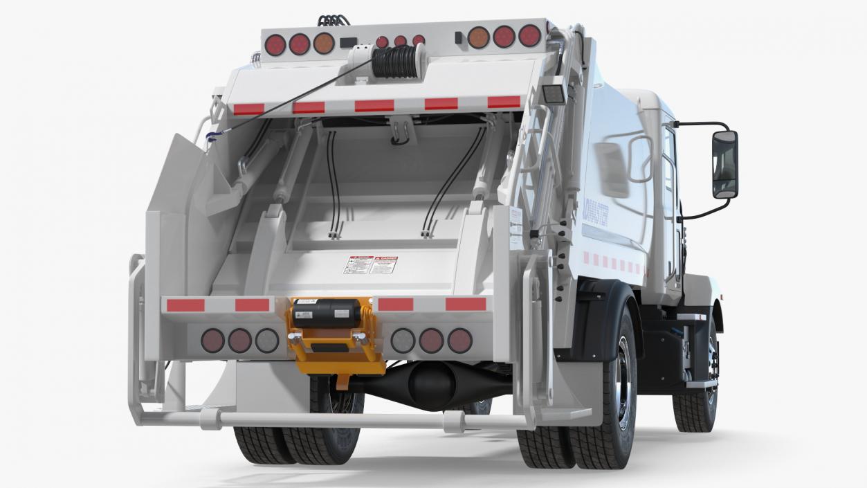 Mack MD6 Medium-Duty Garbage Truck 3D model