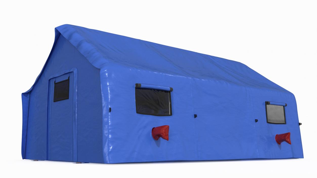 3D Portable Canvas Medical Tent model