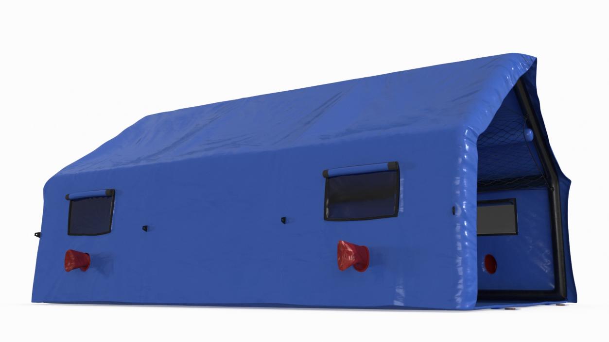 3D Portable Canvas Medical Tent model