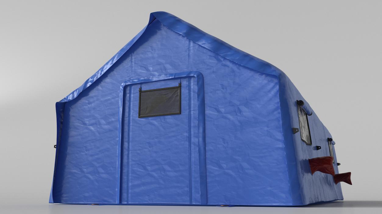 3D Portable Canvas Medical Tent model