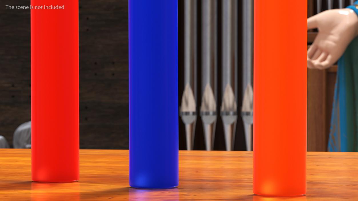 3D model Colored Candles