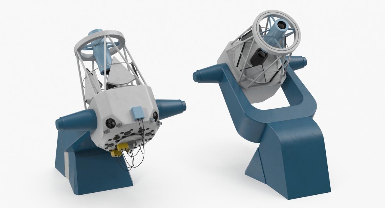 3D Observatory Telescopes Collection model