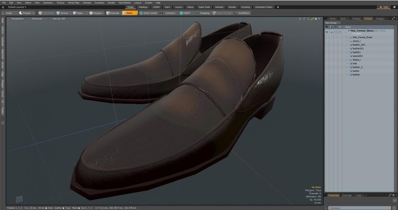 3D Man Formal Shoes