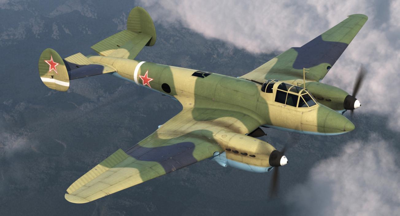 3D model WWII Rigged Bombers Collection