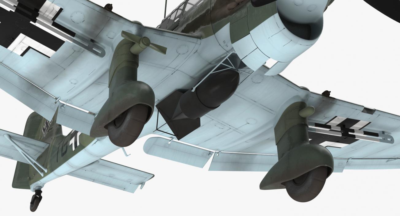 3D model WWII Rigged Bombers Collection