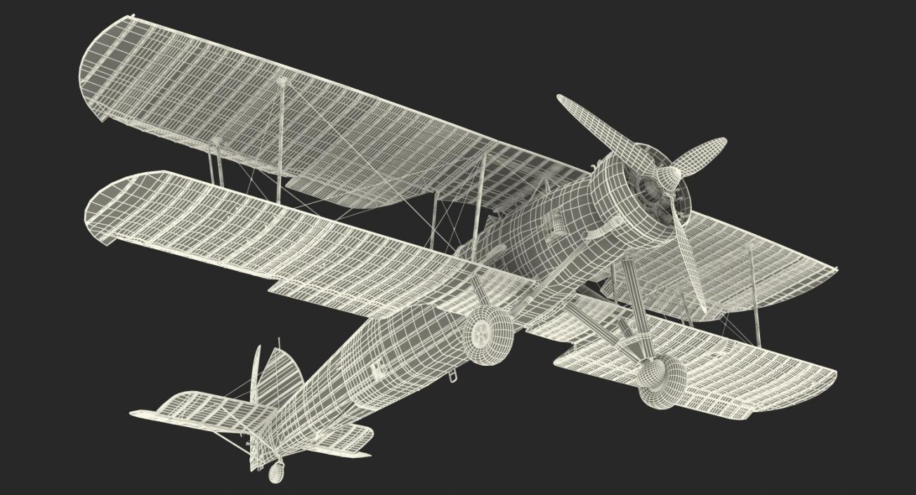 3D model WWII Rigged Bombers Collection