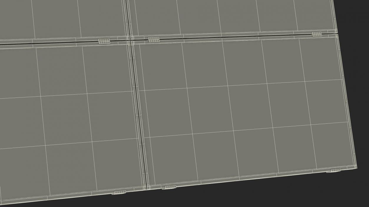 Polycrystalline Solar Panel 3D