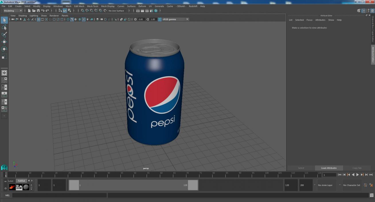 Pepsi Can 033l 3D model