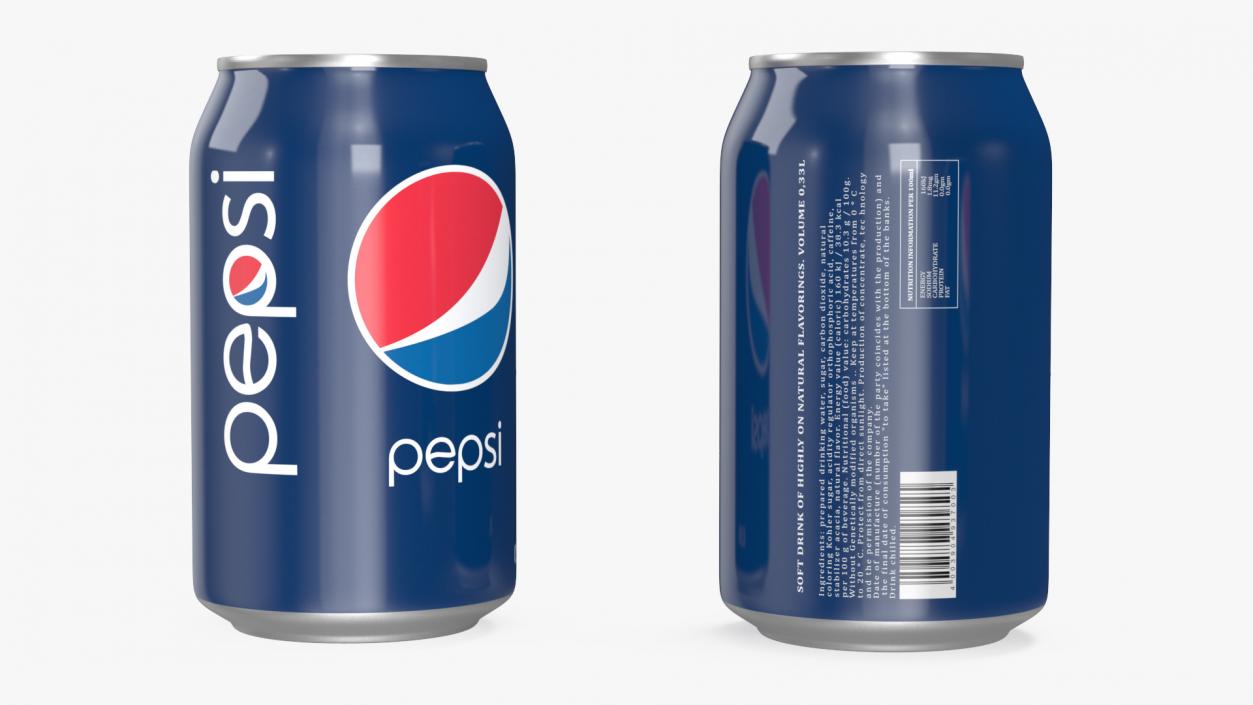 Pepsi Can 033l 3D model