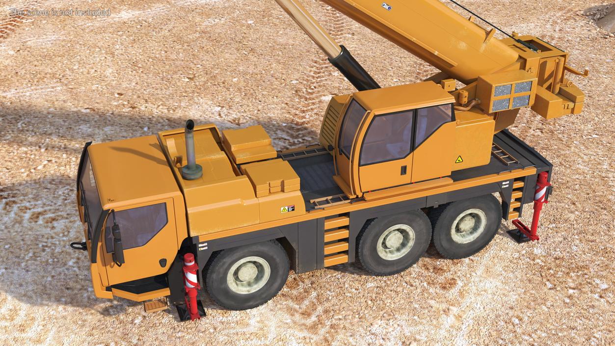 3D Industrial Vehicles with Building Materials Collection 2