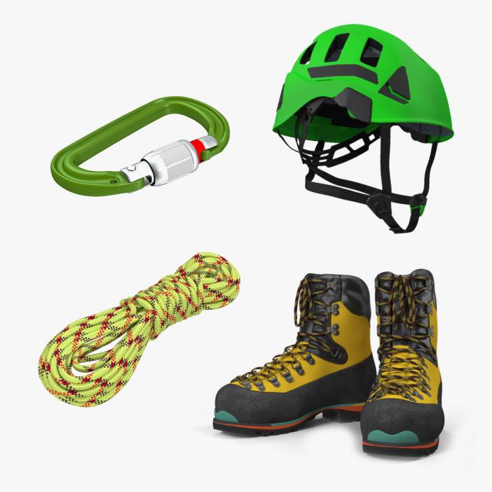 Climbing Equipment Collection 3D model