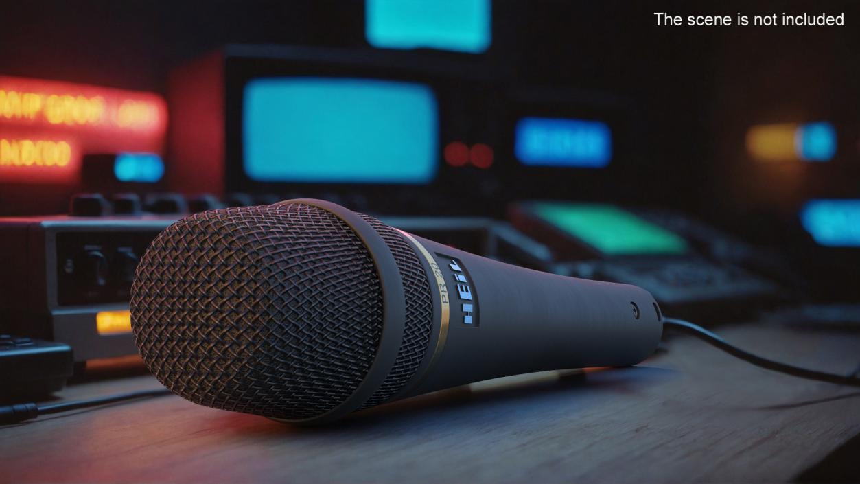 Handheld Microphone Heil 3D model