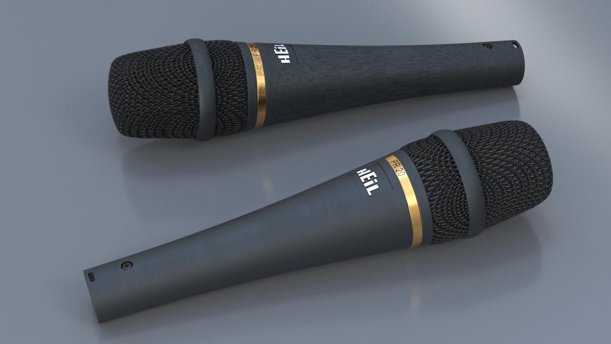 Handheld Microphone Heil 3D model