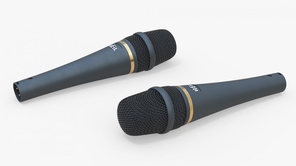 Handheld Microphone Heil 3D model