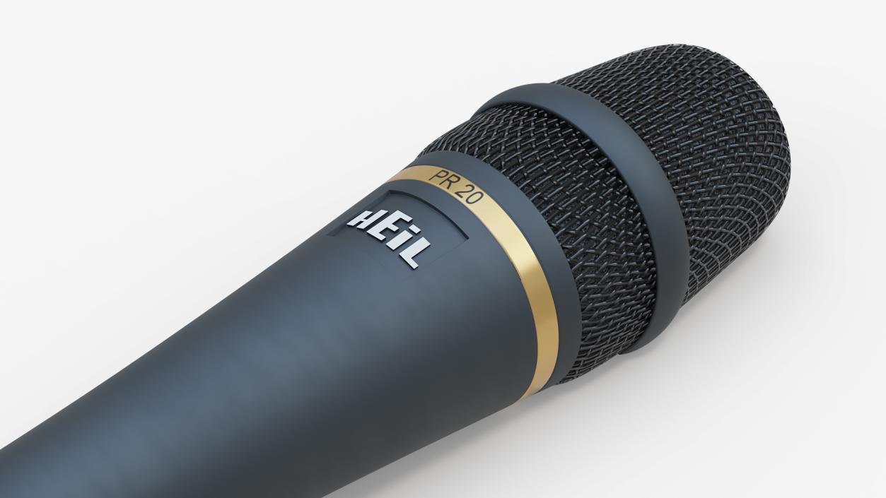 Handheld Microphone Heil 3D model