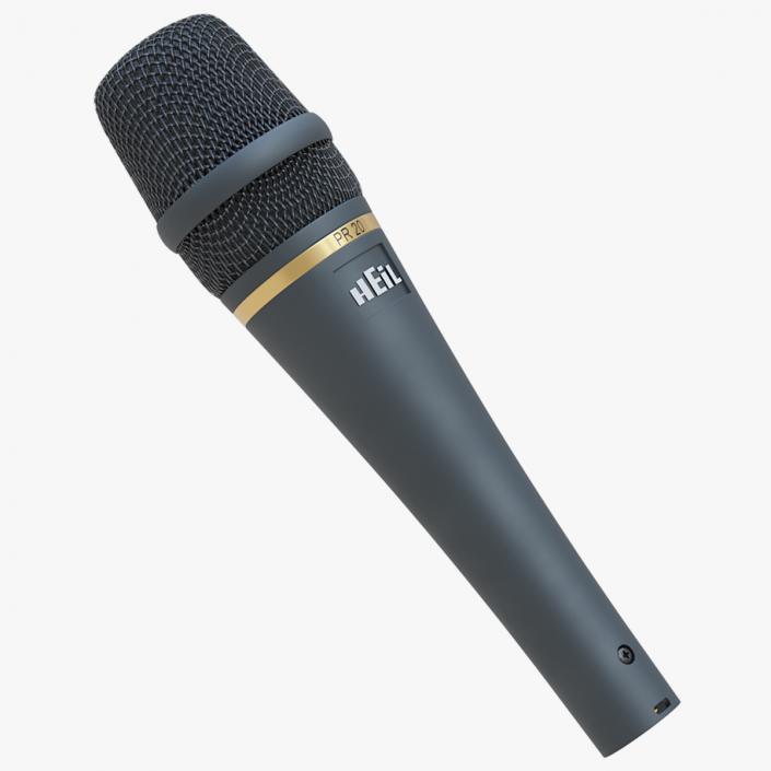 Handheld Microphone Heil 3D model