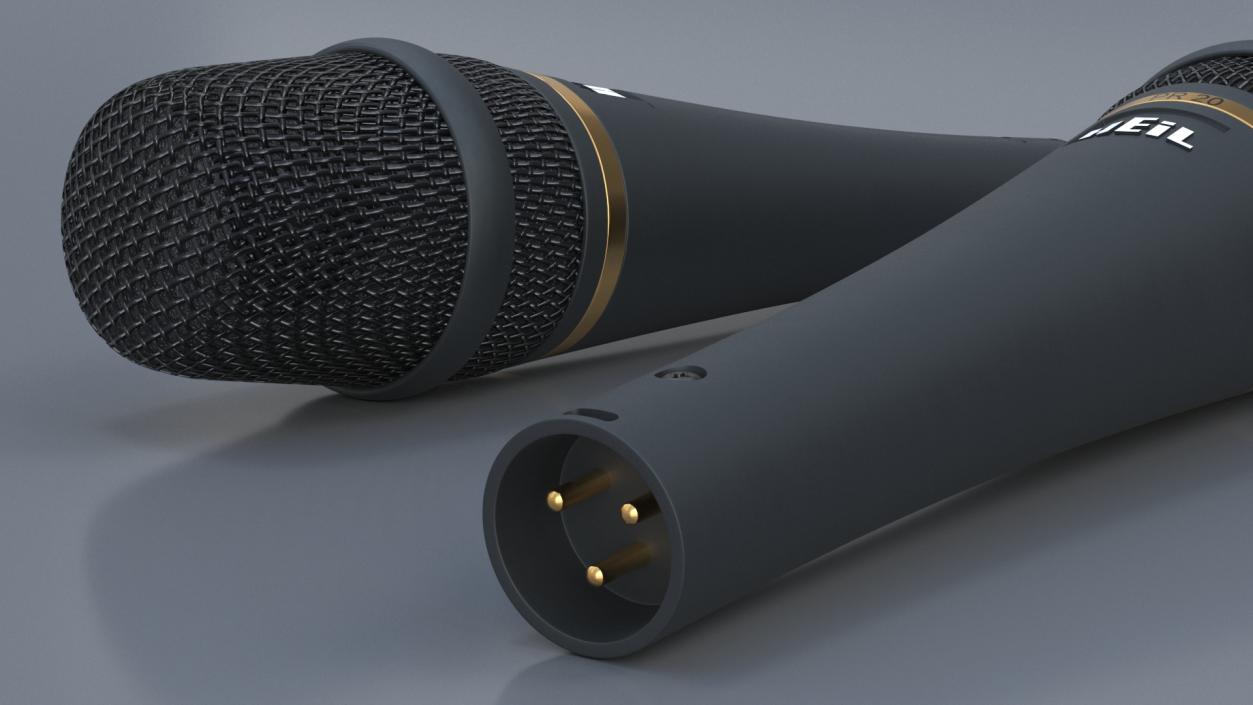 Handheld Microphone Heil 3D model