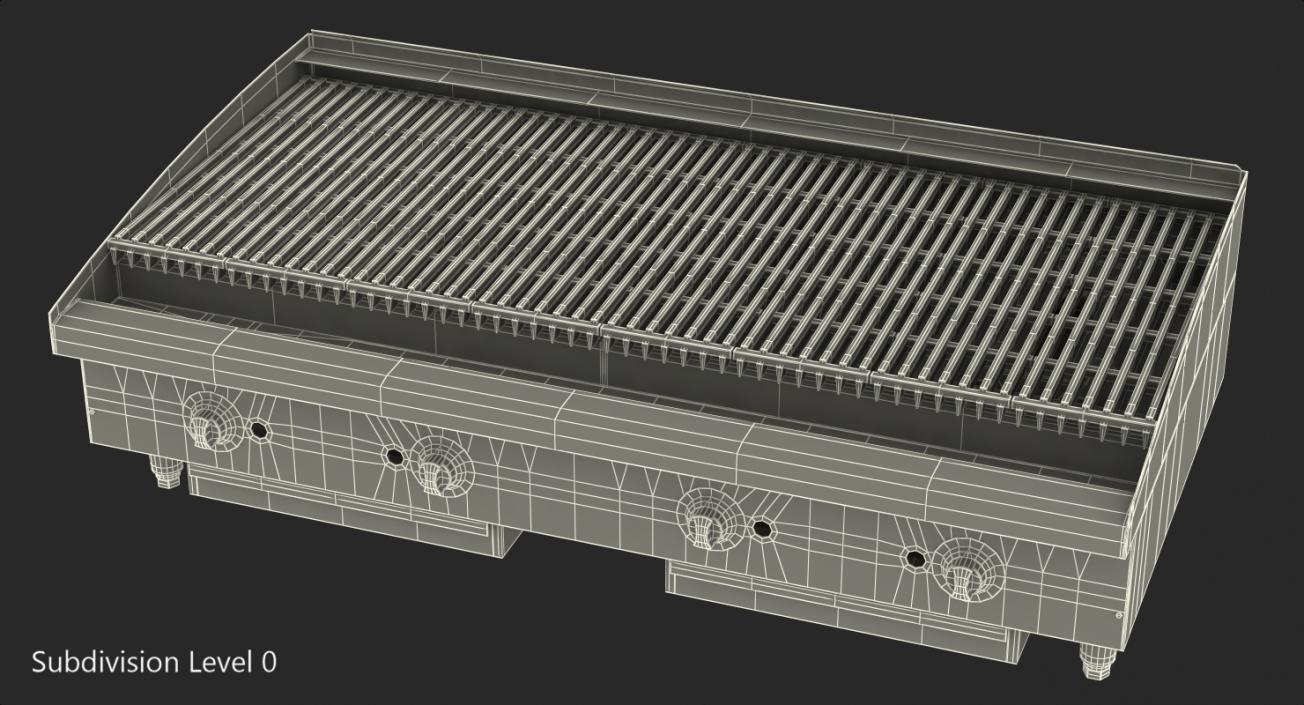 3D model Gas Charbroiler