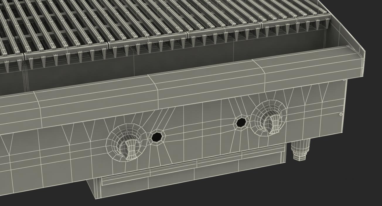 3D model Gas Charbroiler