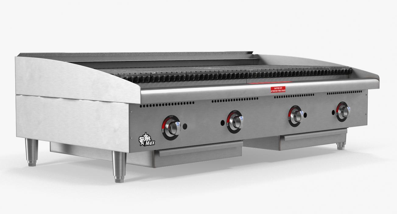 3D model Gas Charbroiler