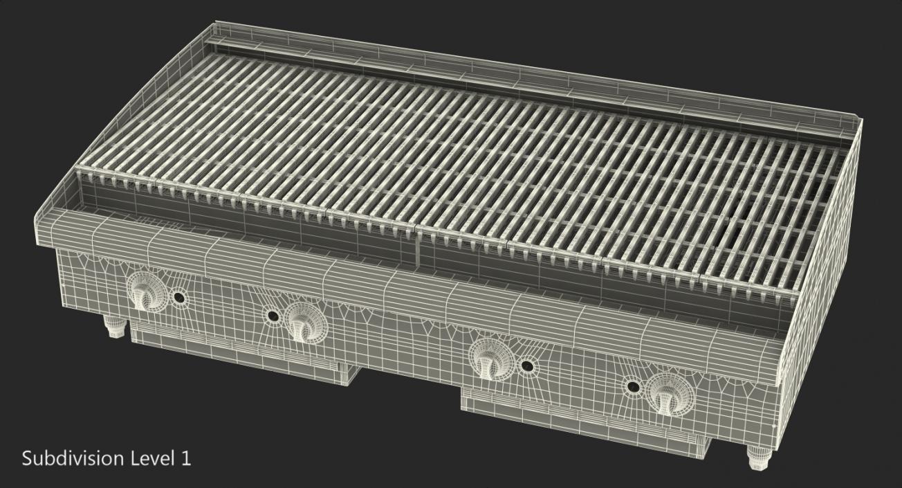 3D model Gas Charbroiler