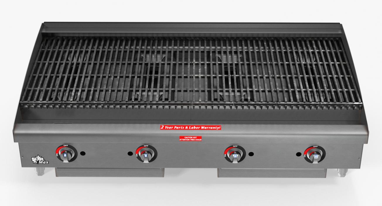 3D model Gas Charbroiler