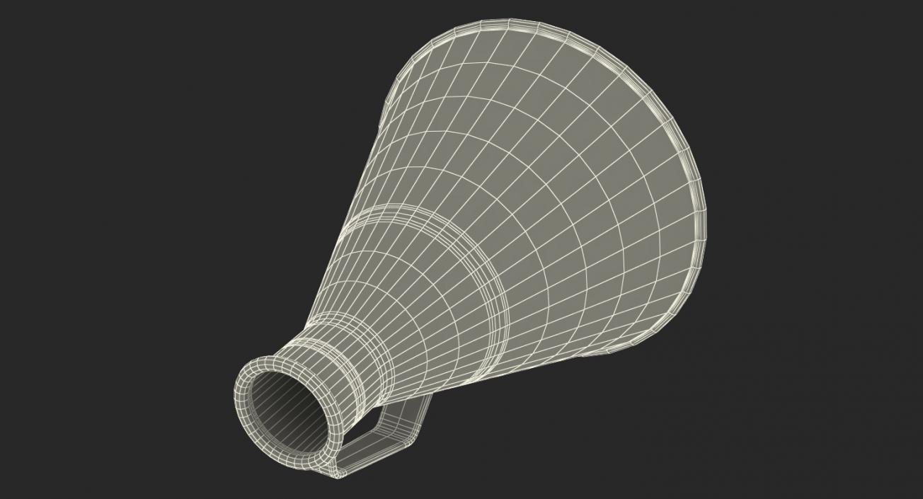 3D Red Megaphone model