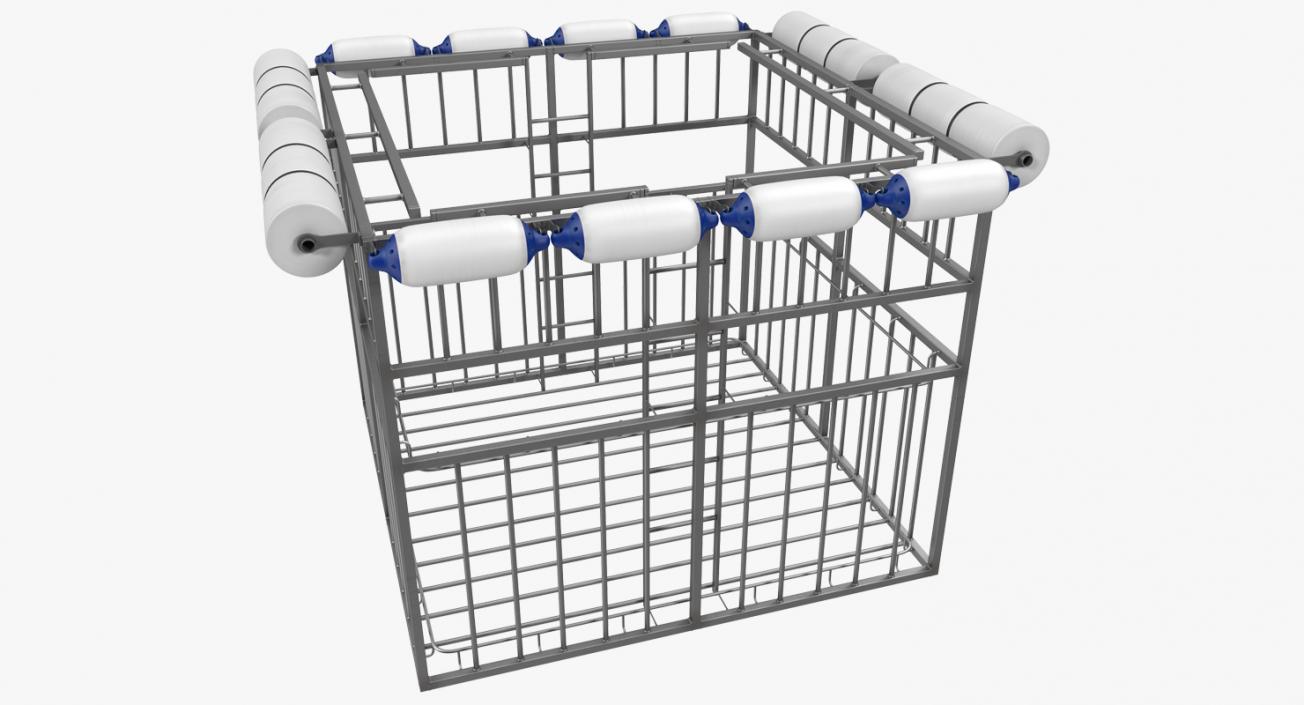 Shark Cage Diving Rigged 3D model