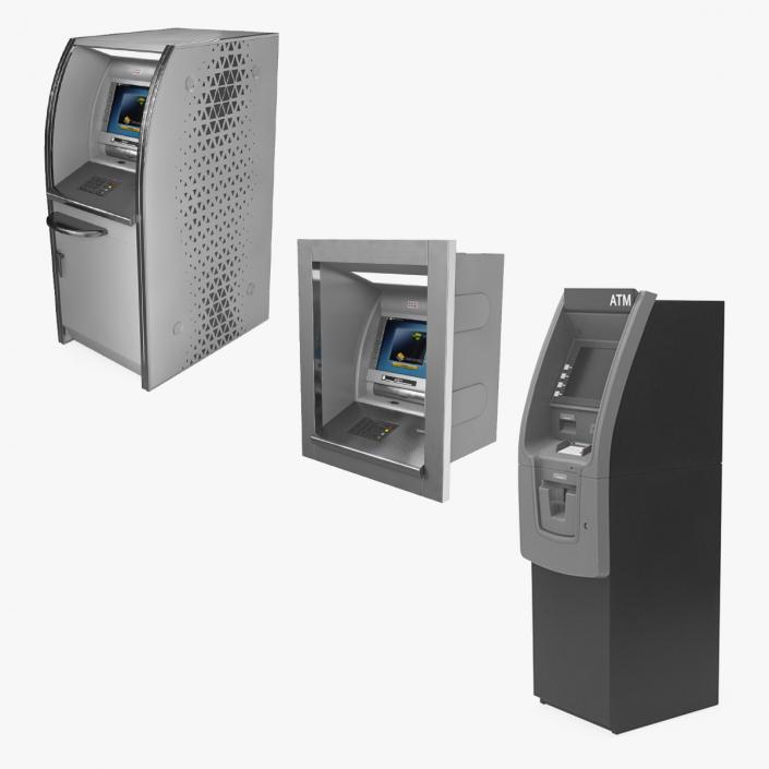 3D model ATM Machines Collection 2