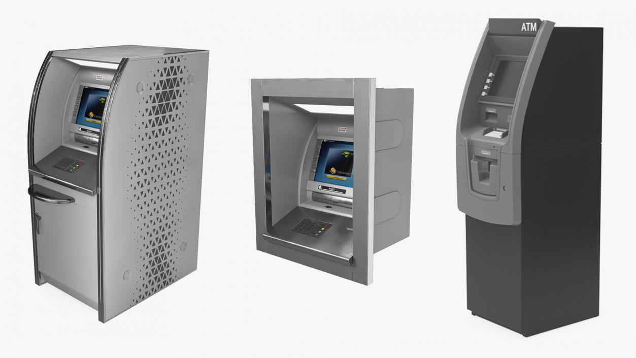 3D model ATM Machines Collection 2