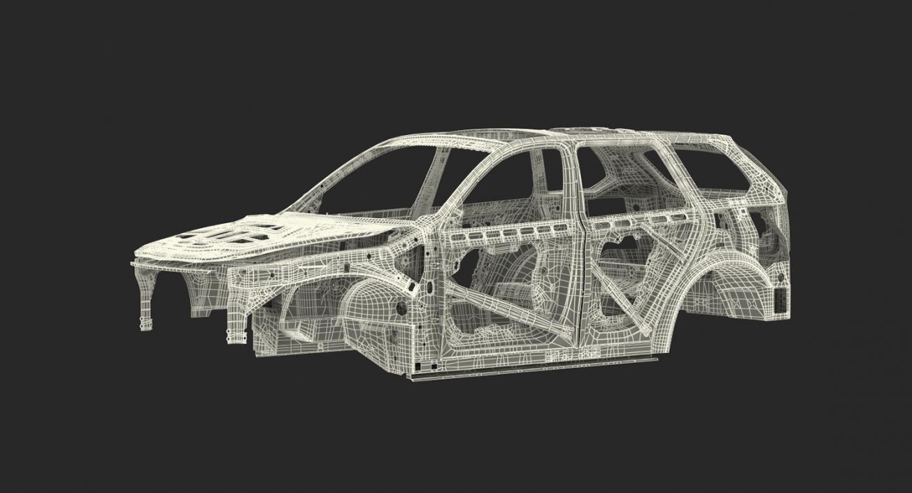 3D Car Frames Collection 3D model