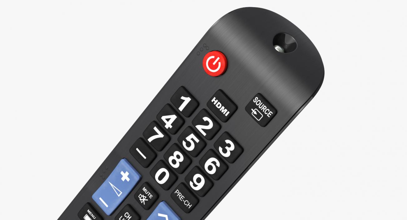 3D model Samsung TV Remote Control