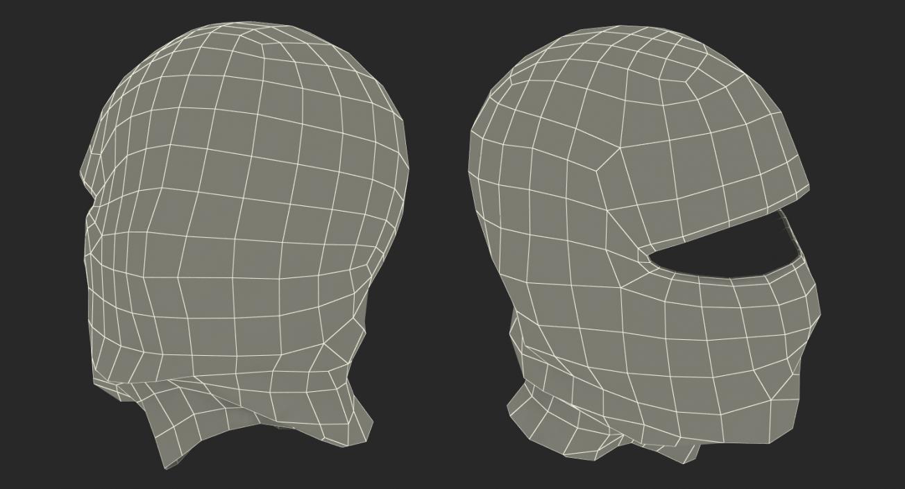 3D Balaclava Ski Face Mask model