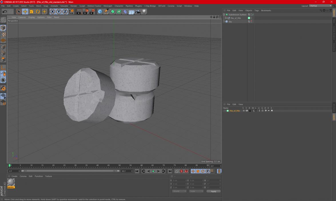 3D model Pile of Pills 2