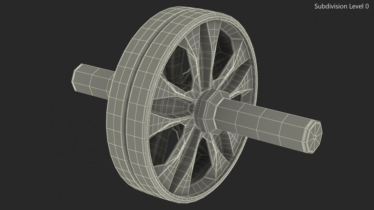 Abdominal Roller Wheel 3D