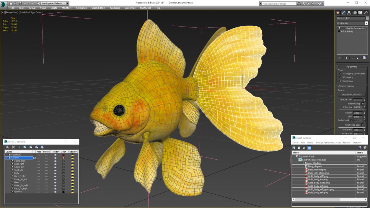 3D model Goldfish