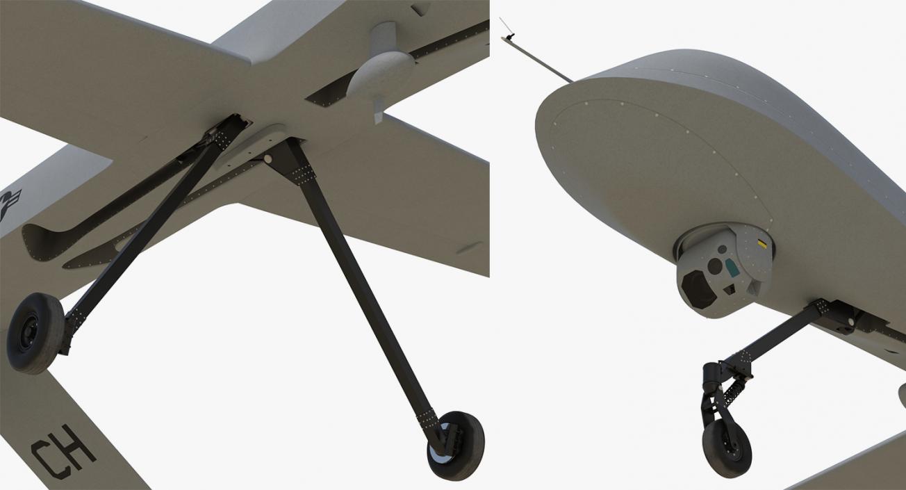 3D UAV Rigged 4 Collection model