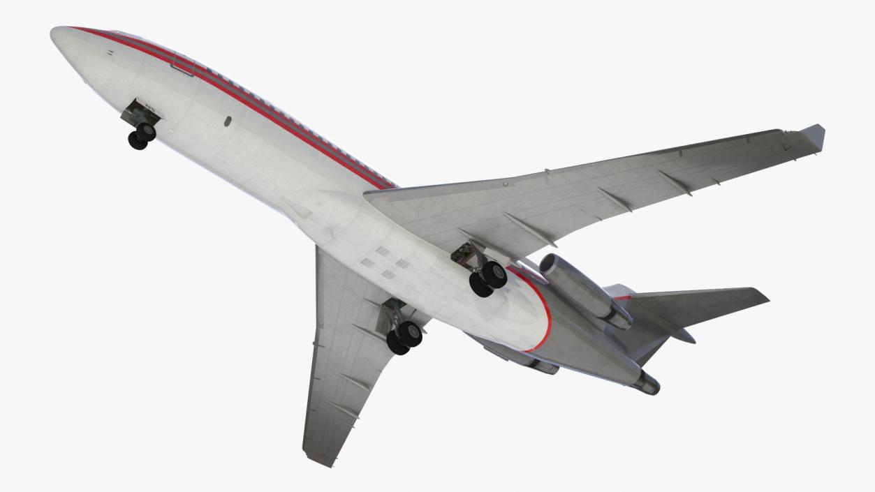 Charter Boeing 727-100 Kalitta Charters 3D model