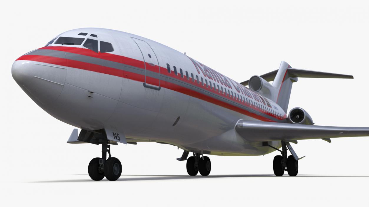 Charter Boeing 727-100 Kalitta Charters 3D model