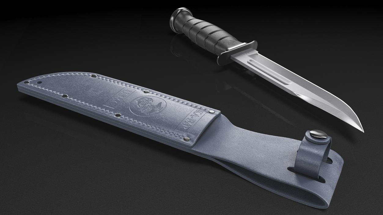 3D Knives with Sheath Collection 2