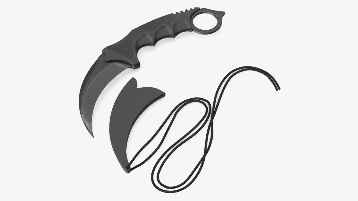 3D Knives with Sheath Collection 2