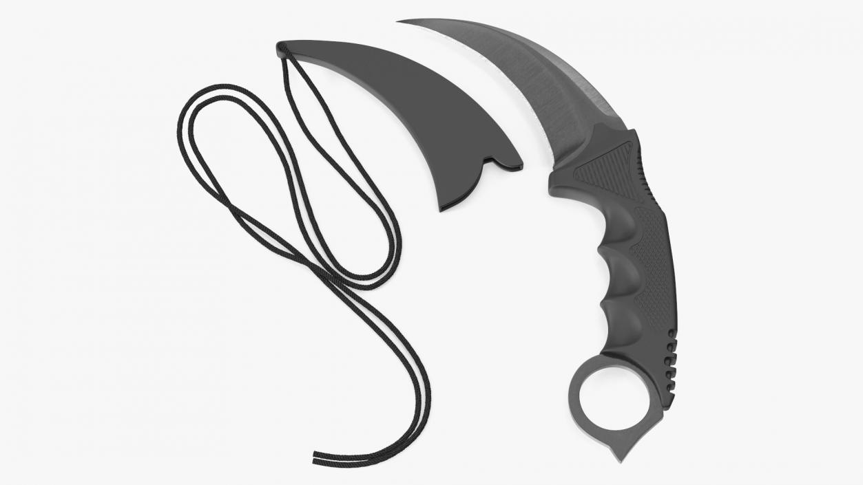 3D Knives with Sheath Collection 2