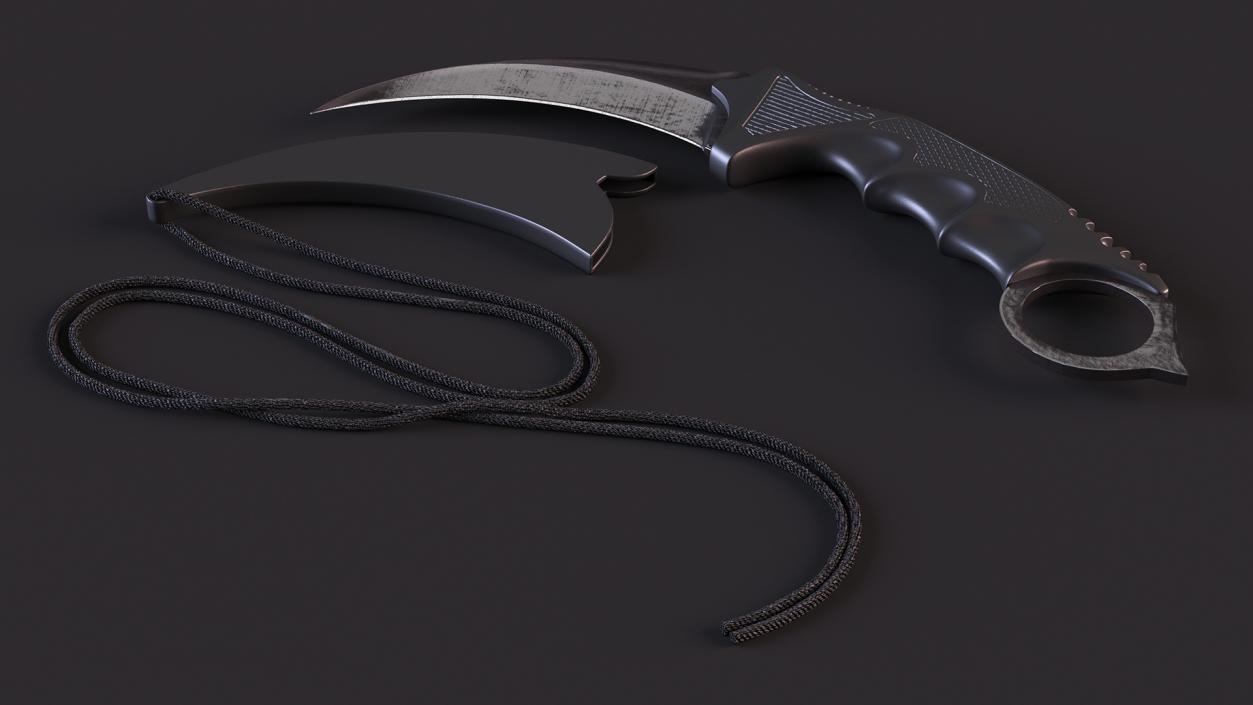 3D Knives with Sheath Collection 2