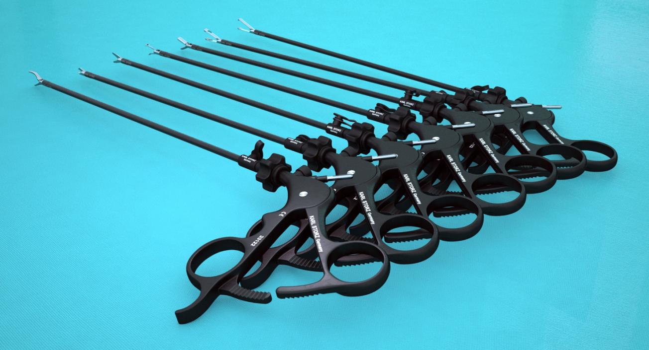 Laparoscopic Instrument Scissors 3D