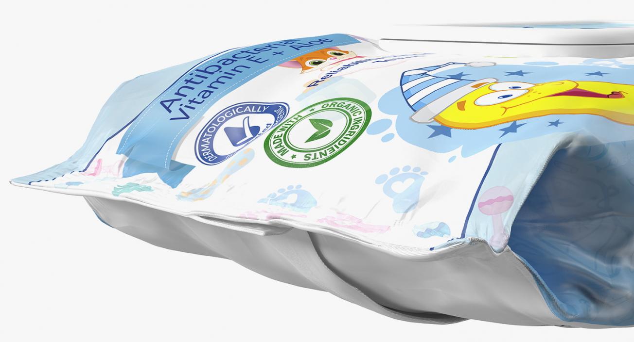 Baby Wet Wipes 3D model