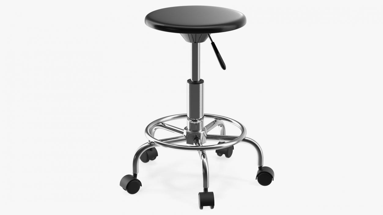 3D model Adjustable Drafting Stool