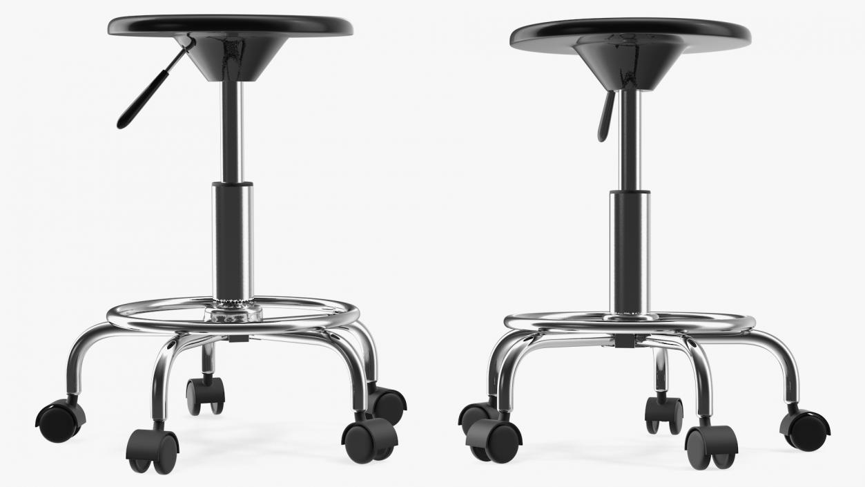 3D model Adjustable Drafting Stool